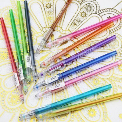 韓國創意文具可愛中性筆鉆石彩色0.5mm水筆彩筆學生禮物獎品