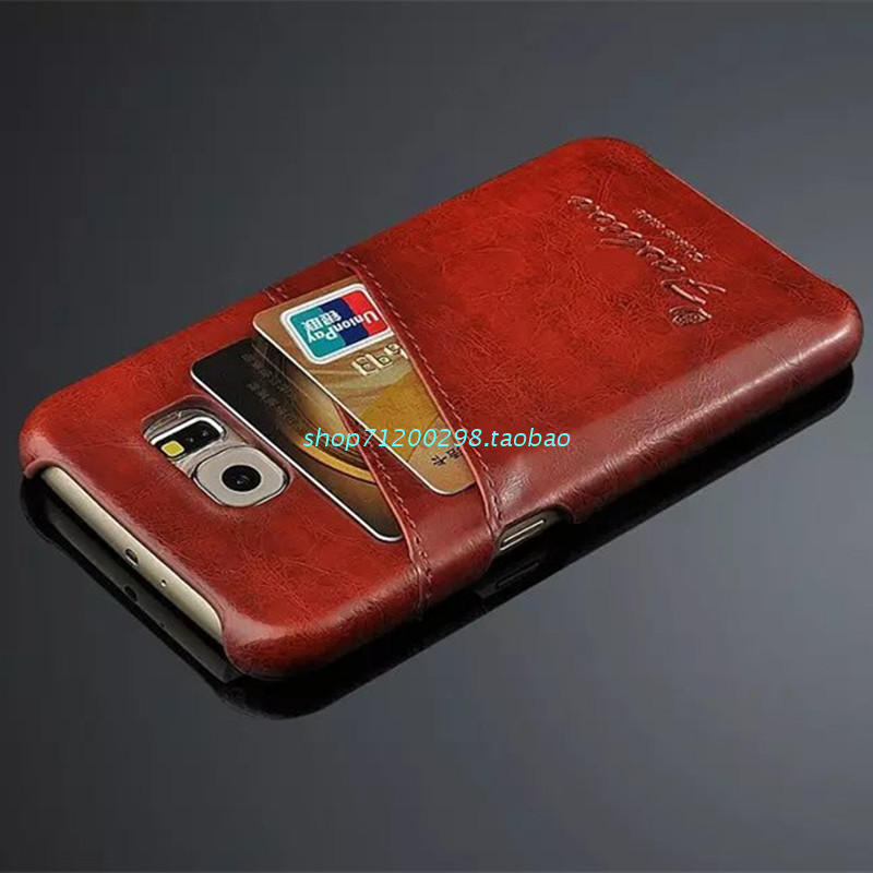 三星Galaxy S6 Edge/G9250手機后殼油蠟紋定型皮套插卡保護外殼批