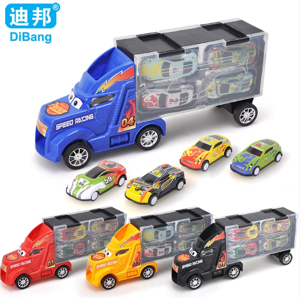 兒童玩具貨櫃車組合套裝 玩具禮盒 汽車模型